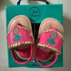 Jack Rogers Baby Pink Sandals Size 1